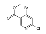 Methyl 4-bromo-6-chloronicotinate structure