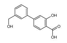 2-hydroxy-4-[3-(hydroxymethyl)phenyl]benzoic acid结构式