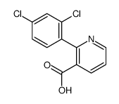 2-(2,4-dichlorophenyl)pyridine-3-carboxylic acid结构式