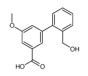 3-[2-(hydroxymethyl)phenyl]-5-methoxybenzoic acid结构式