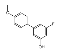 3-fluoro-5-(4-methoxyphenyl)phenol结构式