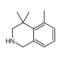 4,4,5-triMethyl-1,2,3,4-tetrahydroisoquinoline结构式