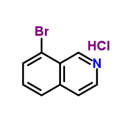 8-Bromoisoquinoline hydrochloride (1:1) structure