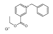 ethyl 1-benzylpyridin-1-ium-3-carboxylate,chloride结构式