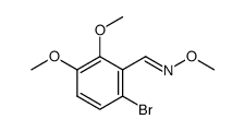 2-bromo-5,6-dimethoxybenzaldehyde O-methyloxime结构式