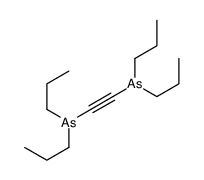 2-dipropylarsanylethynyl(dipropyl)arsane Structure