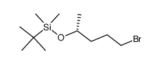 (R)-4-((tert-butyldimethylsilyl)oxy)-1-bromopentane结构式