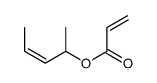 pent-3-en-2-yl prop-2-enoate Structure