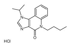 5-butyl-1-propan-2-ylimidazo[4,5-c]quinolin-4-one,hydrochloride Structure