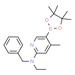 N-benzyl-N-ethyl-4-Methyl-5-(4,4,5,5-tetramethyl-1,3,2-dioxaborolan-2-yl)pyridin-2-amine picture