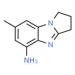 1H-Pyrrolo[1,2-a]benzimidazol-5-amine,2,3-dihydro-7-methyl-(9CI) structure