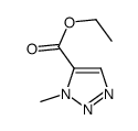 1-甲基-1H-1,2,3-噻唑-5-羧酸乙酯结构式