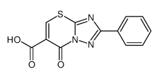 7-oxo-2-phenyl-[1,2,4]triazolo[5,1-b][1,3]thiazine-6-carboxylic acid结构式