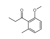 1-(2-methoxy-6-methylphenyl)-1-propanone Structure