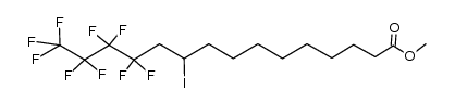 12,12,13,13,14,14,15,15,15-Nonafluor-10-iodpentadecansaeure-methylester Structure