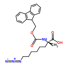 Fmoc-α-Me-Gly(6-azidohexanyl)-OH图片