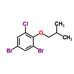 2,4-Dibromo-6-chloro-1-isobutoxybenzene结构式