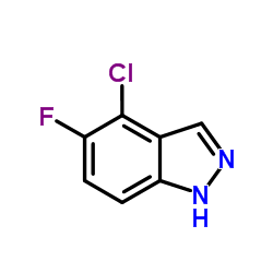 4-Chloro-5-fluoro-1H-indazole Structure