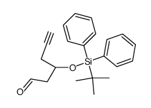 3-((tert-butyldiphenylsilyl)oxy)hex-5-ynal Structure