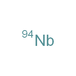 Niobium,isotopeofmass94(8CI,9CI)结构式