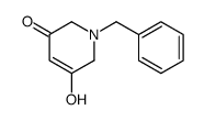 1-Benzyl-5-hydroxy-1,6-dihydropyridin-3(2H)-one Structure