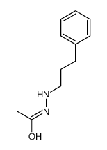 N'-(3-phenylpropyl)acetohydrazide Structure