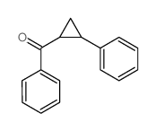 Methanone,phenyl(2-phenylcyclopropyl)- Structure