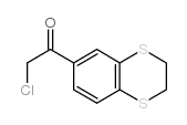 2-chloro-1-(2,3-dihydro-1,4-benzodithiin-6-yl)ethanone Structure