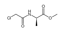 (R)-2-(2-Chloro-acetylamino)-propionic acid methyl ester结构式