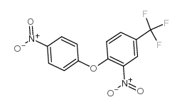 Benzene,2-nitro-1-(4-nitrophenoxy)-4-(trifluoromethyl)- structure