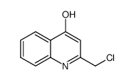 2-(chloromethyl)quinolin-4-ol结构式