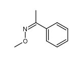 acetophenone O-methyloxime Structure