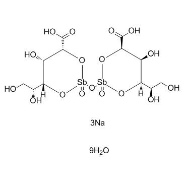 Stibogluconate sodium Structure
