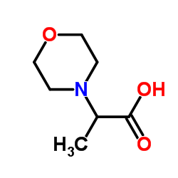 2-MORPHOLIN-4-YLPROPANOIC ACID结构式