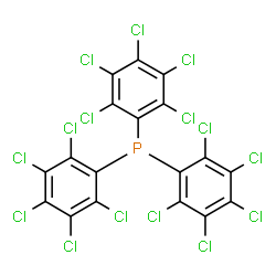 Tris(pentachlorophenyl)phosphine Structure