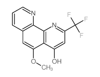 5-methoxy-2-(trifluoromethyl)-1H-1,10-phenanthrolin-4-one Structure