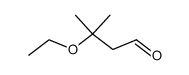 3-ethoxy-3-methyl-butyraldehyde结构式