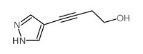 3-Butyn-1-ol, 4-(1H-pyrazol-4-yl)- (9CI)结构式