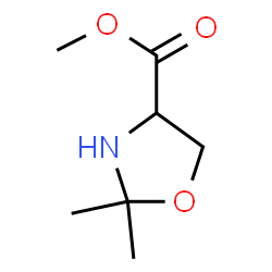4-Oxazolidinecarboxylicacid,2,2-dimethyl-,methylester(9CI)结构式