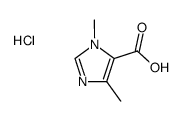 1,4-Dimethyl-1H-Imidazole-5-Carboxylic Acid Hydrochloride Structure