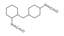 1-isocyanato-2-[(4-isocyanatocyclohexyl)methyl]cyclohexane Structure