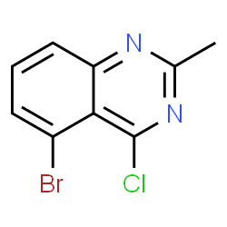 5-Bromo-4-chloro-2-methylquinazoline Structure