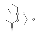 [acetyloxy(diethyl)silyl] acetate Structure