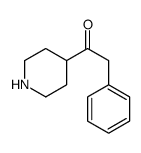 2-phenyl-1-piperidin-4-ylethanone Structure