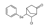 3-chloro-2-phenylselanylbicyclo[2.2.1]heptan-5-one Structure