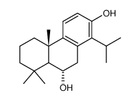 2,9-Phenanthrenediol, 4b,5,6,7,8,8a,9,10-octahydro-4b,8,8-trimethyl-1-(1-methylethyl)-, (4bS,8aS,9S)- structure
