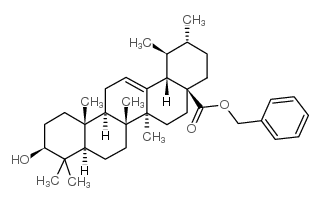 乌索酸苄酯结构式