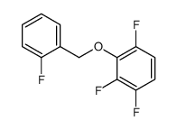 1,2,4-trifluoro-3-[(2-fluorophenyl)methoxy]benzene结构式