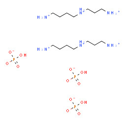 N-(3-Aminopropyl)-1,4-butanediamine/phosphoric acid,(1:x)结构式