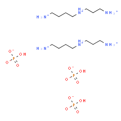 N-(3-Aminopropyl)-1,4-butanediamine/phosphoric acid,(1:x) Structure